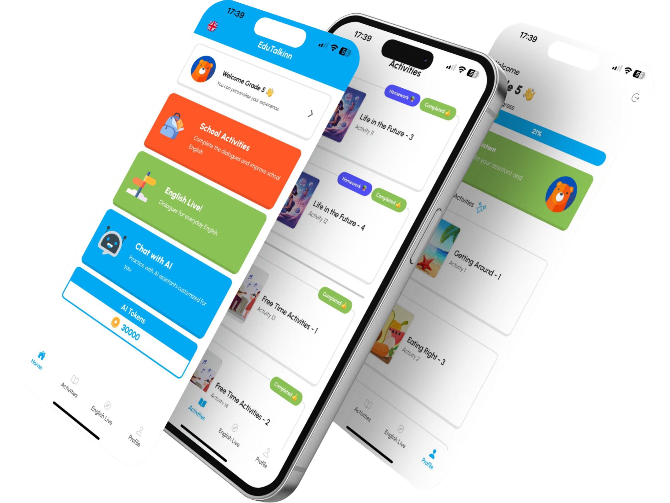 EduTalkinn App Mockup